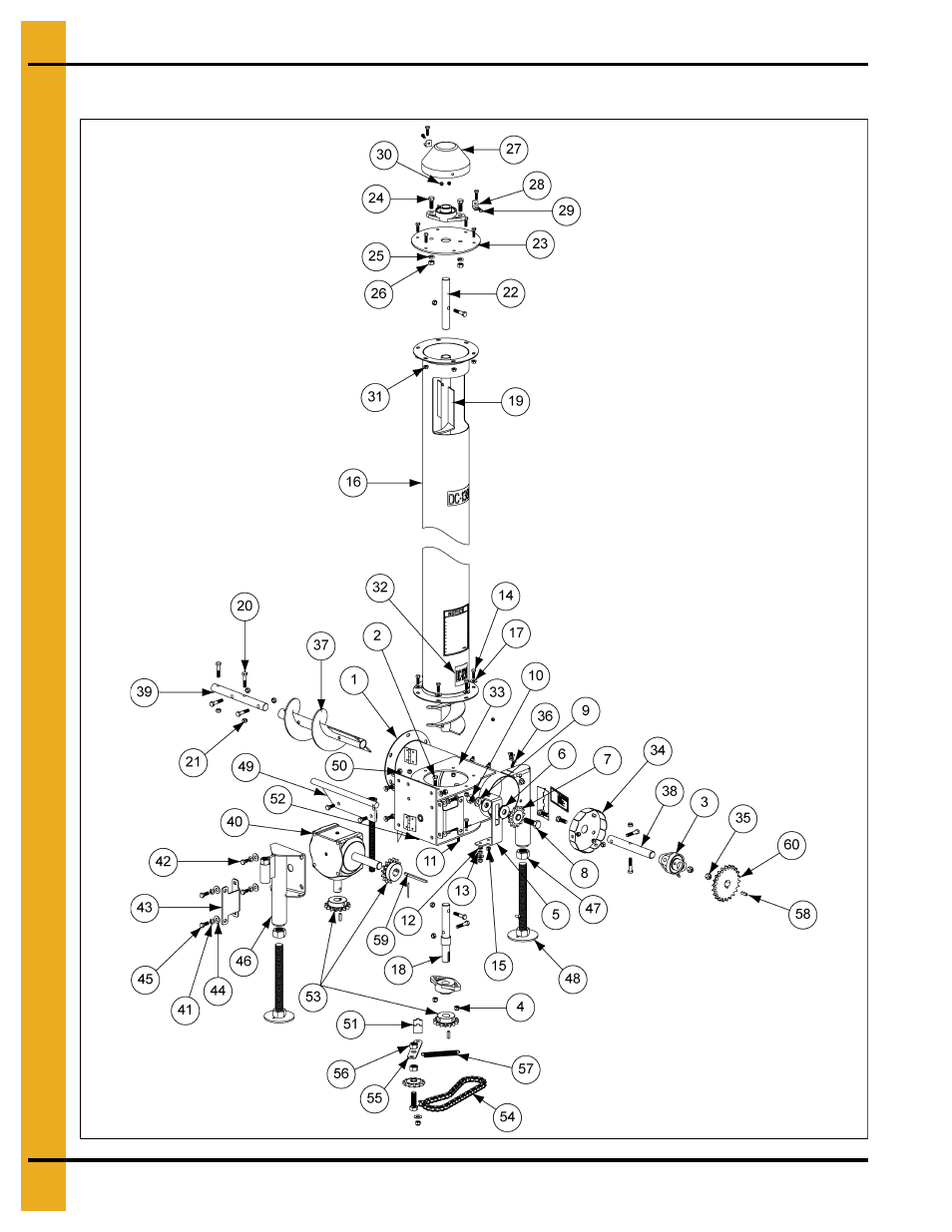 6" tube and flight assembly | Grain Systems Unload Augers PNEG-1079 User Manual | Page 30 / 46