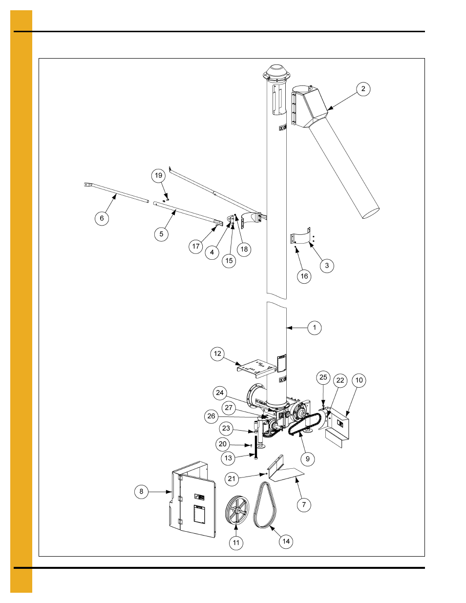 8" catalog level breakdown | Grain Systems Unload Augers PNEG-1079 User Manual | Page 32 / 46