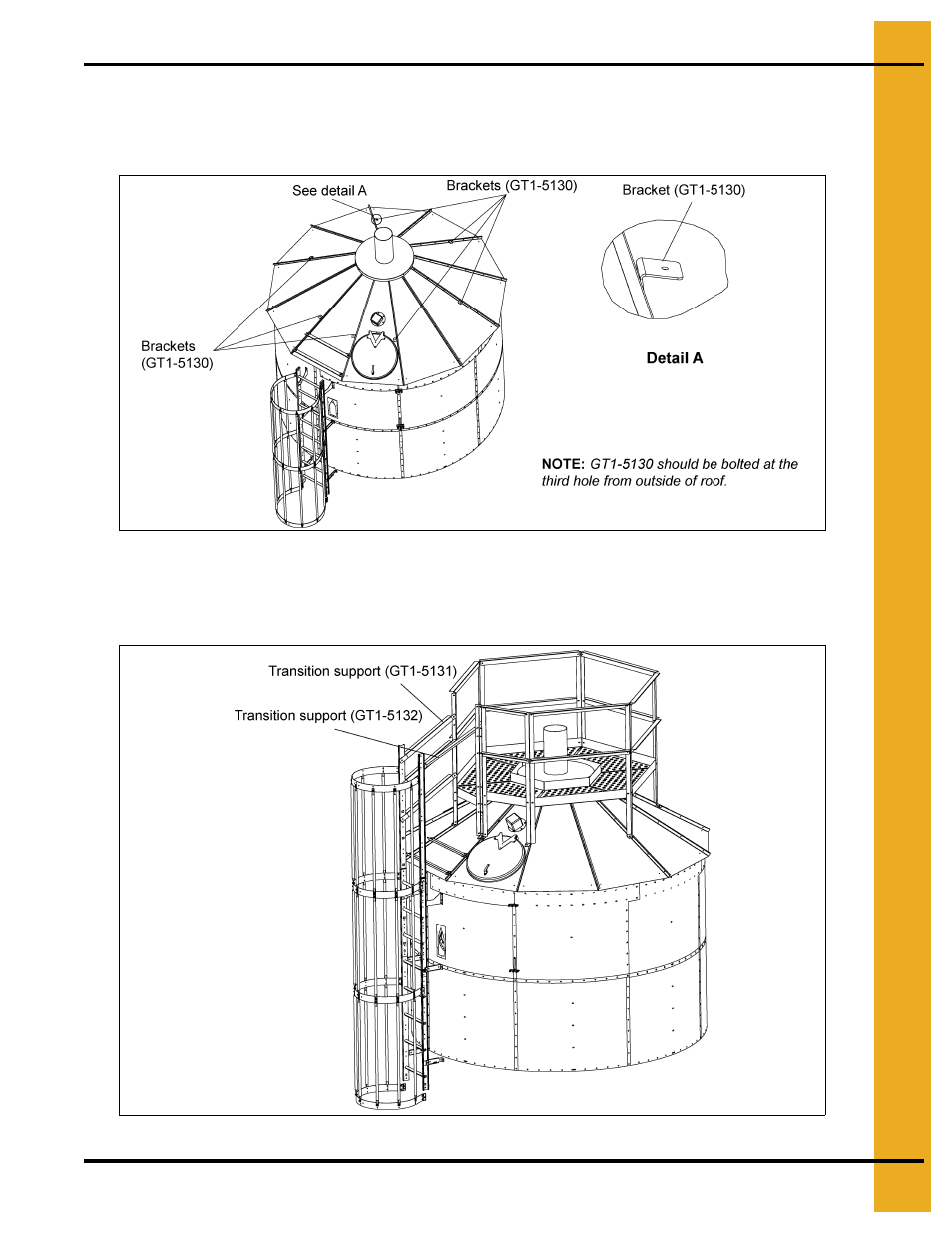 Peak walk around installation instructions | Grain Systems Bin Accessories PNEG-1721 User Manual | Page 15 / 18