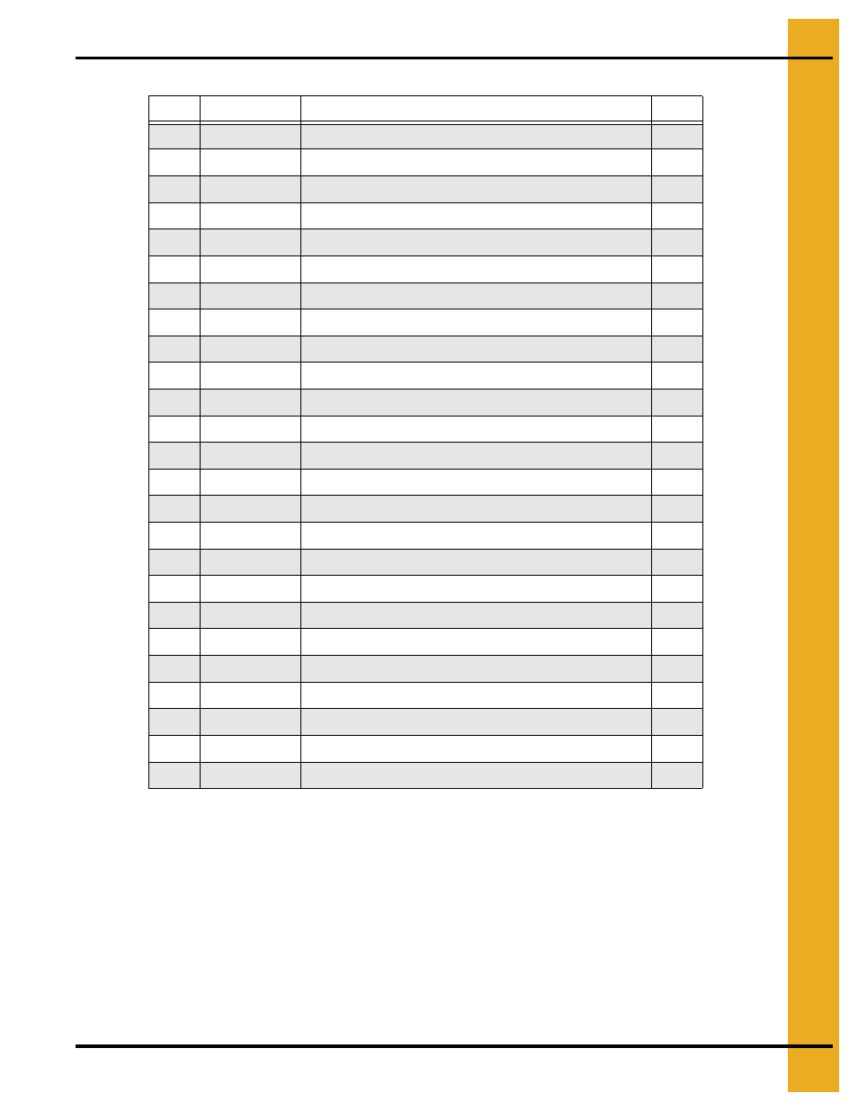 Parts list | Grain Systems Bin Accessories PNEG-1721 User Manual | Page 7 / 18