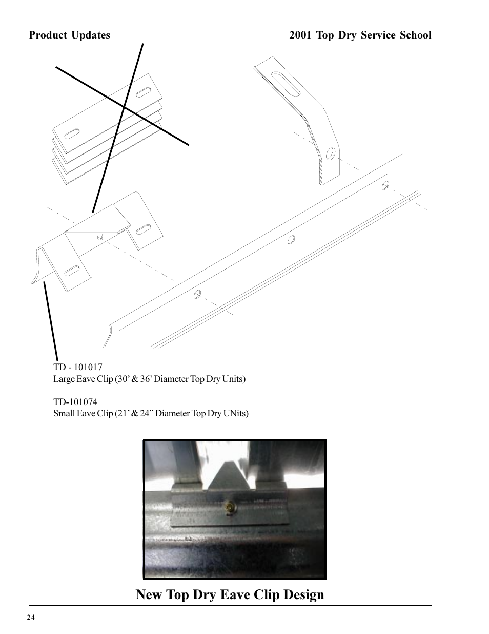 New top dry eave clip design | Grain Systems PNEG-1135 User Manual | Page 24 / 62