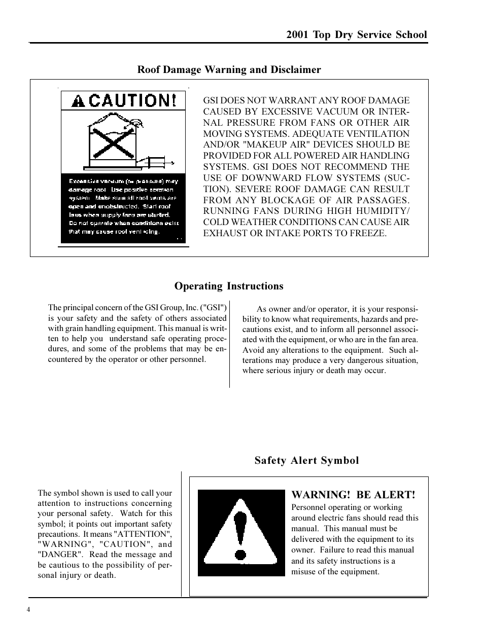 Safety | Grain Systems PNEG-1135 User Manual | Page 4 / 62