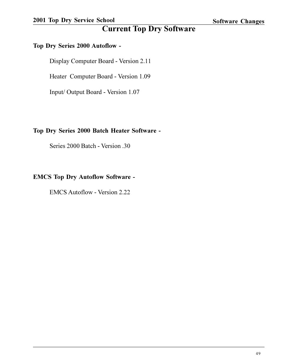 Current top dry software | Grain Systems PNEG-1135 User Manual | Page 49 / 62