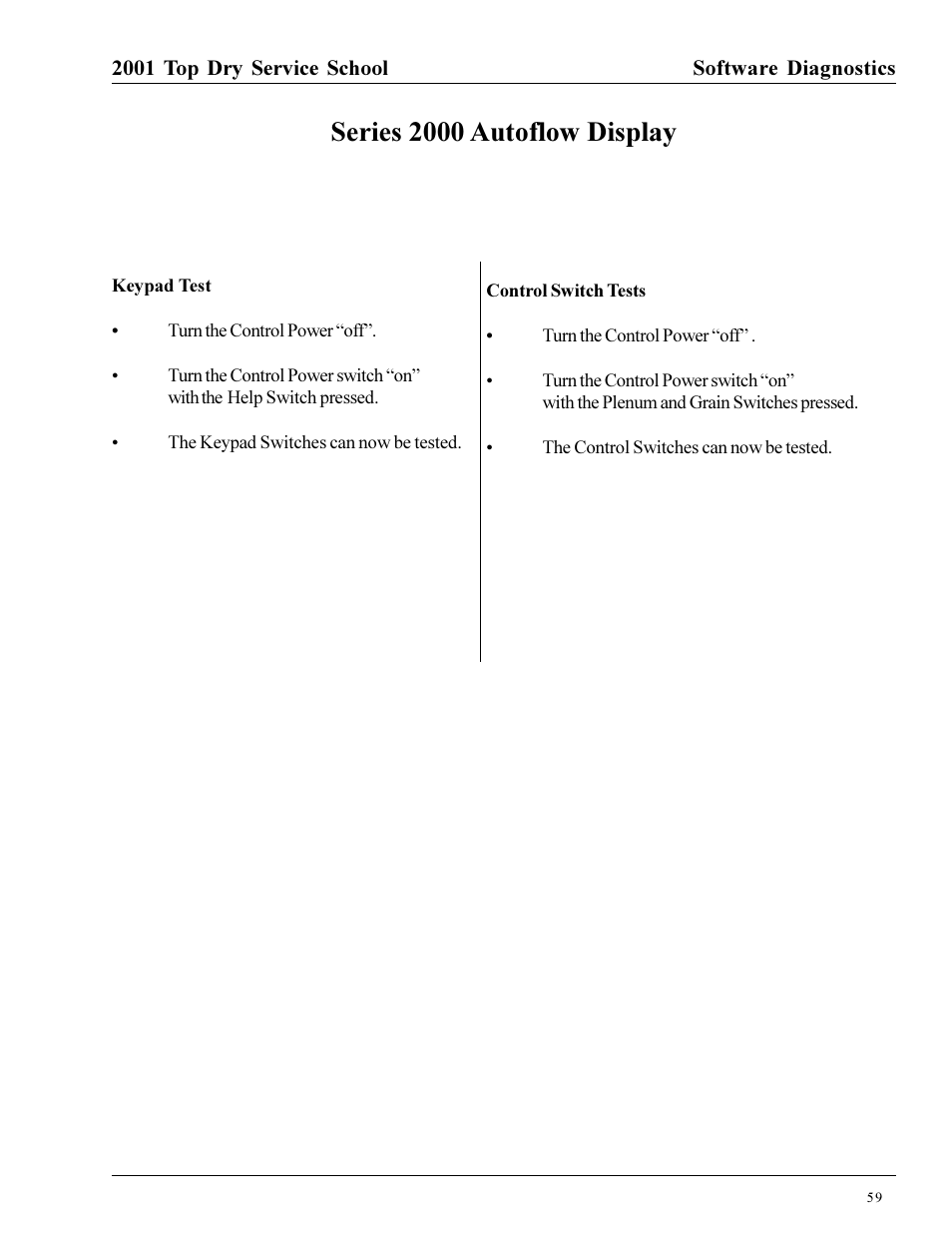 Series 2000 autoflow display | Grain Systems PNEG-1135 User Manual | Page 59 / 62