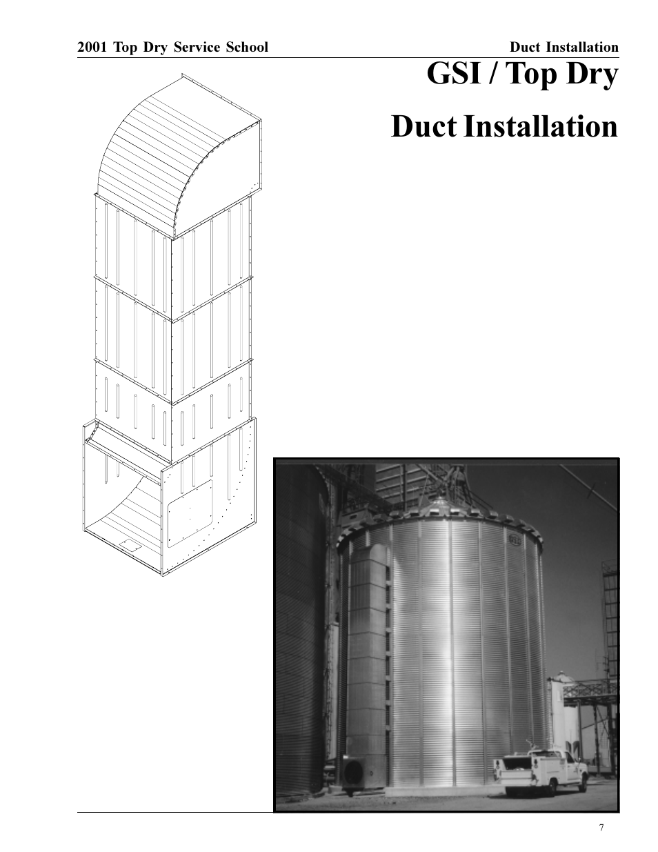 Gsi / top dry duct installation | Grain Systems PNEG-1135 User Manual | Page 7 / 62