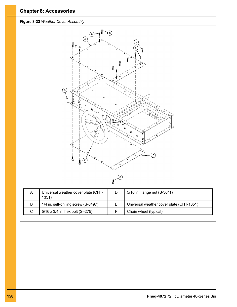 Chapter 8: accessories | Grain Systems Tanks PNEG-4072 User Manual | Page 158 / 160