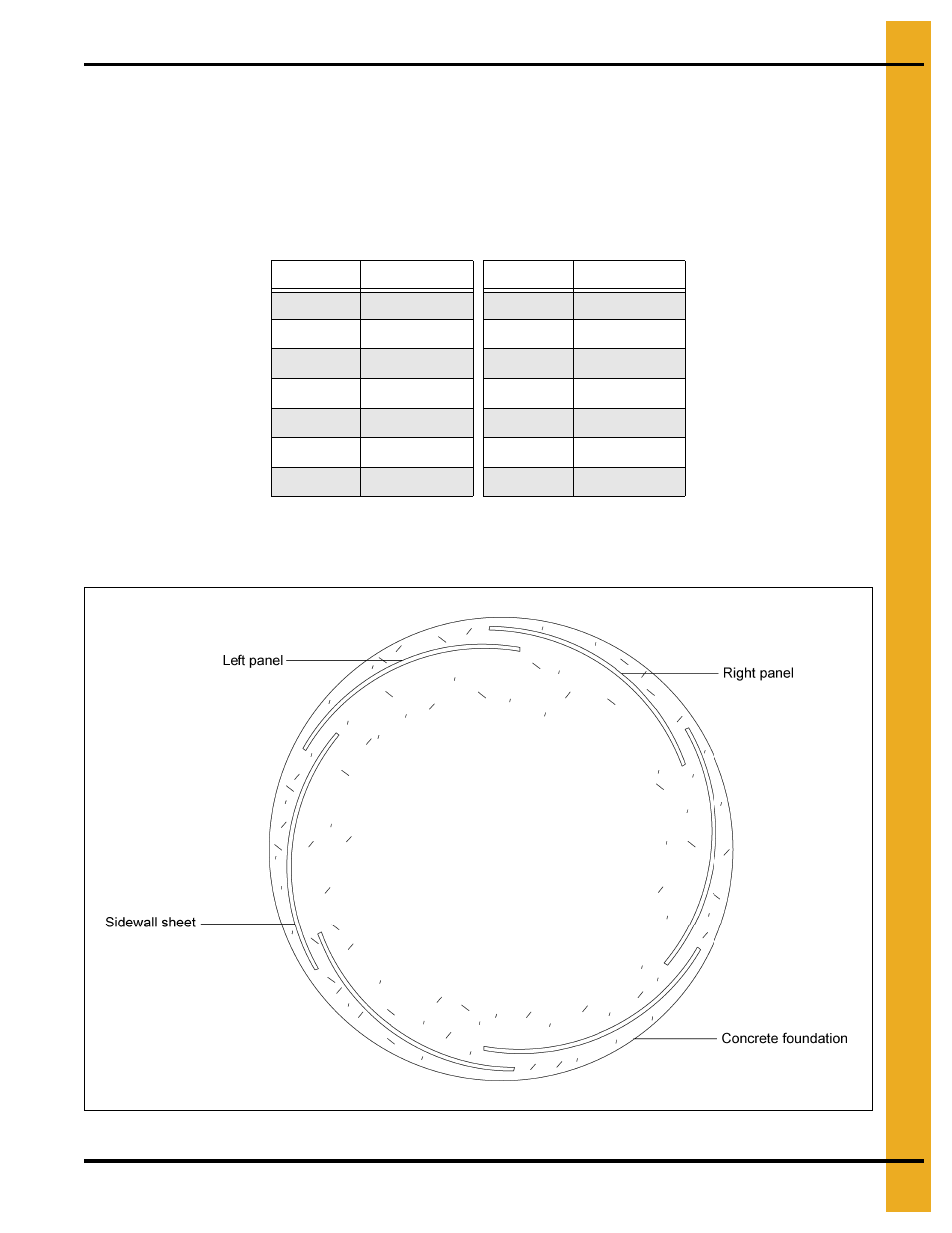 Sidewall erection instructions, Sidewall construction | Grain Systems PNEG-1510 User Manual | Page 23 / 84