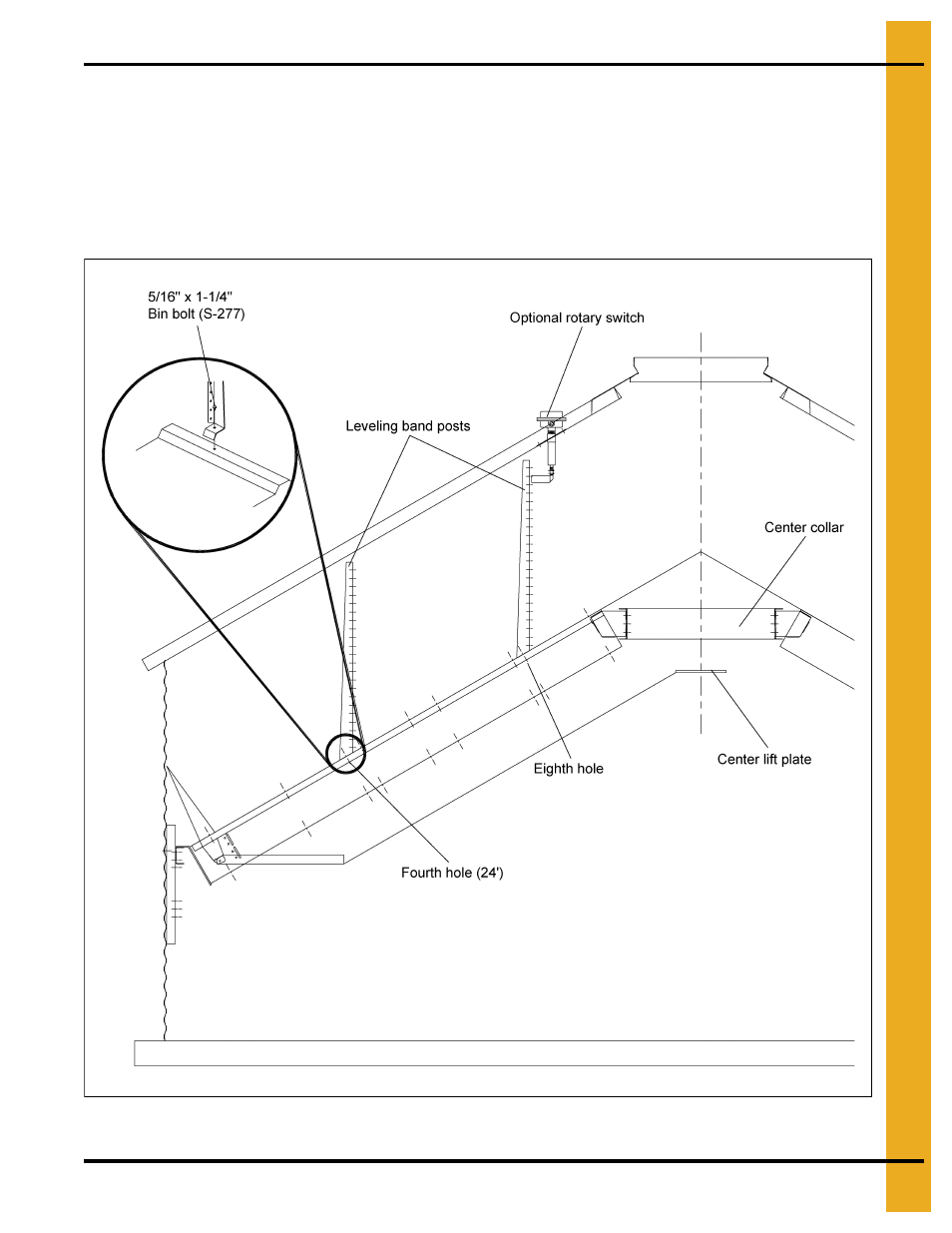 24' leveling band post installation | Grain Systems PNEG-1510 User Manual | Page 43 / 84