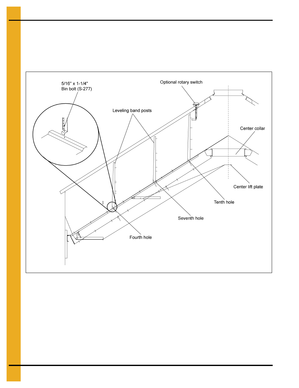 30' leveling band post installation | Grain Systems PNEG-1510 User Manual | Page 44 / 84