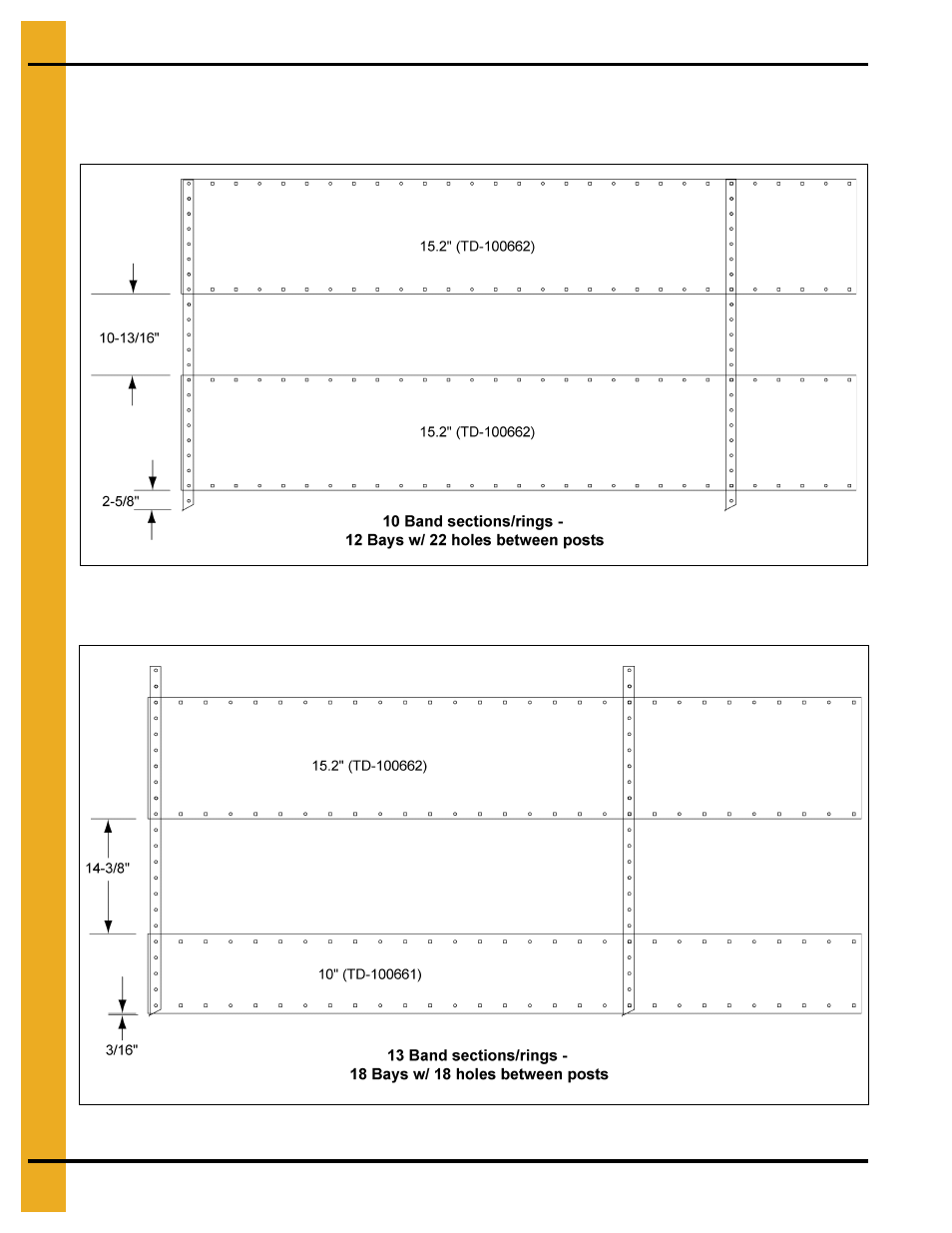 36' leveling band locations (continued) | Grain Systems PNEG-1510 User Manual | Page 54 / 84