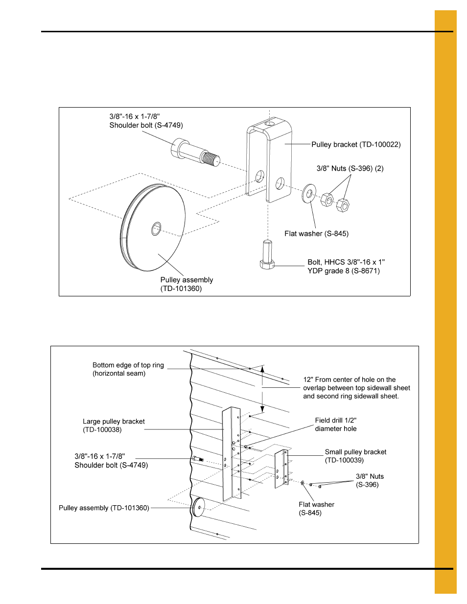 Pulley assembly | Grain Systems PNEG-1510 User Manual | Page 57 / 84