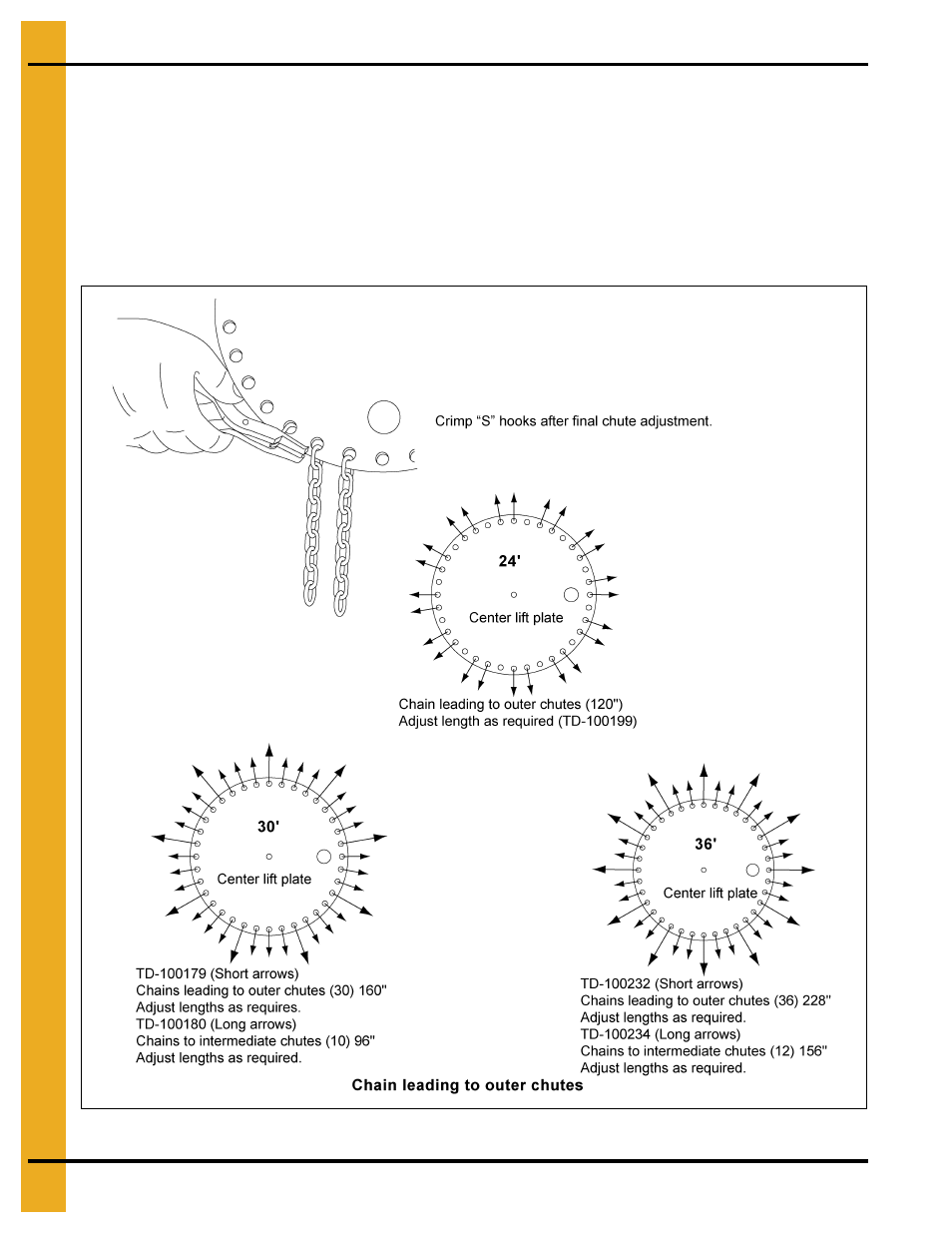 Dump chute chain assembly | Grain Systems PNEG-1510 User Manual | Page 58 / 84