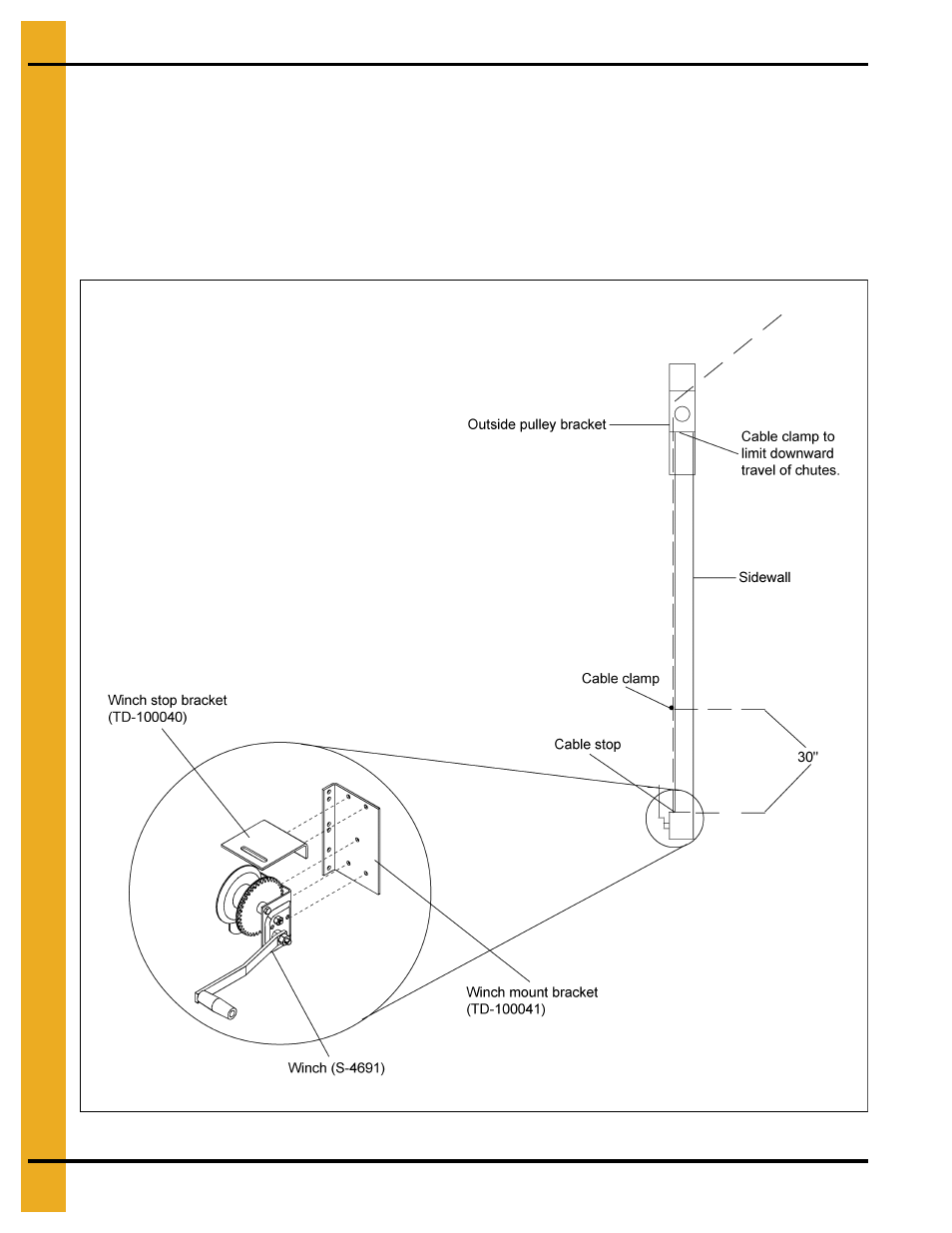 Winch assembly | Grain Systems PNEG-1510 User Manual | Page 60 / 84
