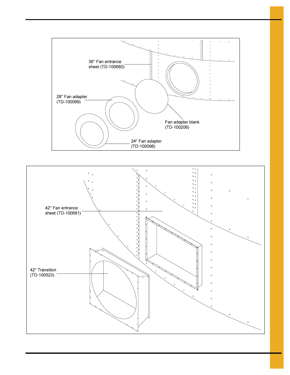 Fan entrance sheets | Grain Systems PNEG-1510 User Manual | Page 61 / 84