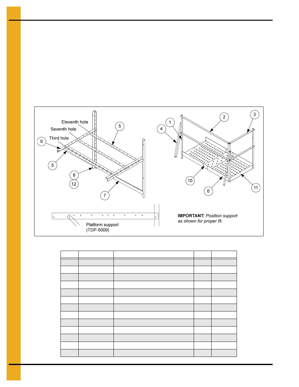 Access door platform (tdp-5012), Assembly | Grain Systems PNEG-1510 User Manual | Page 64 / 84