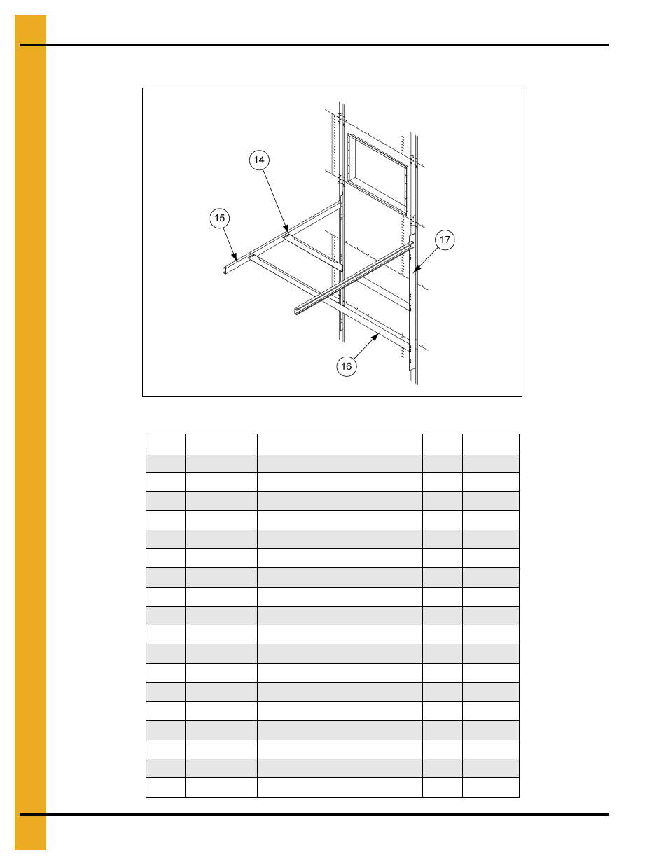 Large platform assembly for 42" fan (continued), Assembly | Grain Systems PNEG-1510 User Manual | Page 66 / 84