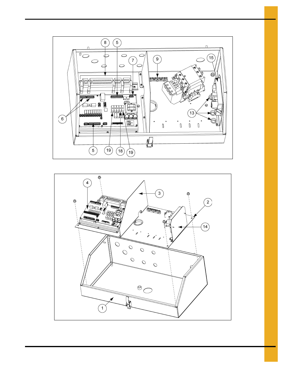 Control boxes, Chapter 5 control boxes, Fan/heater electrical box | Grain Systems PNEG-1914 User Manual | Page 115 / 146