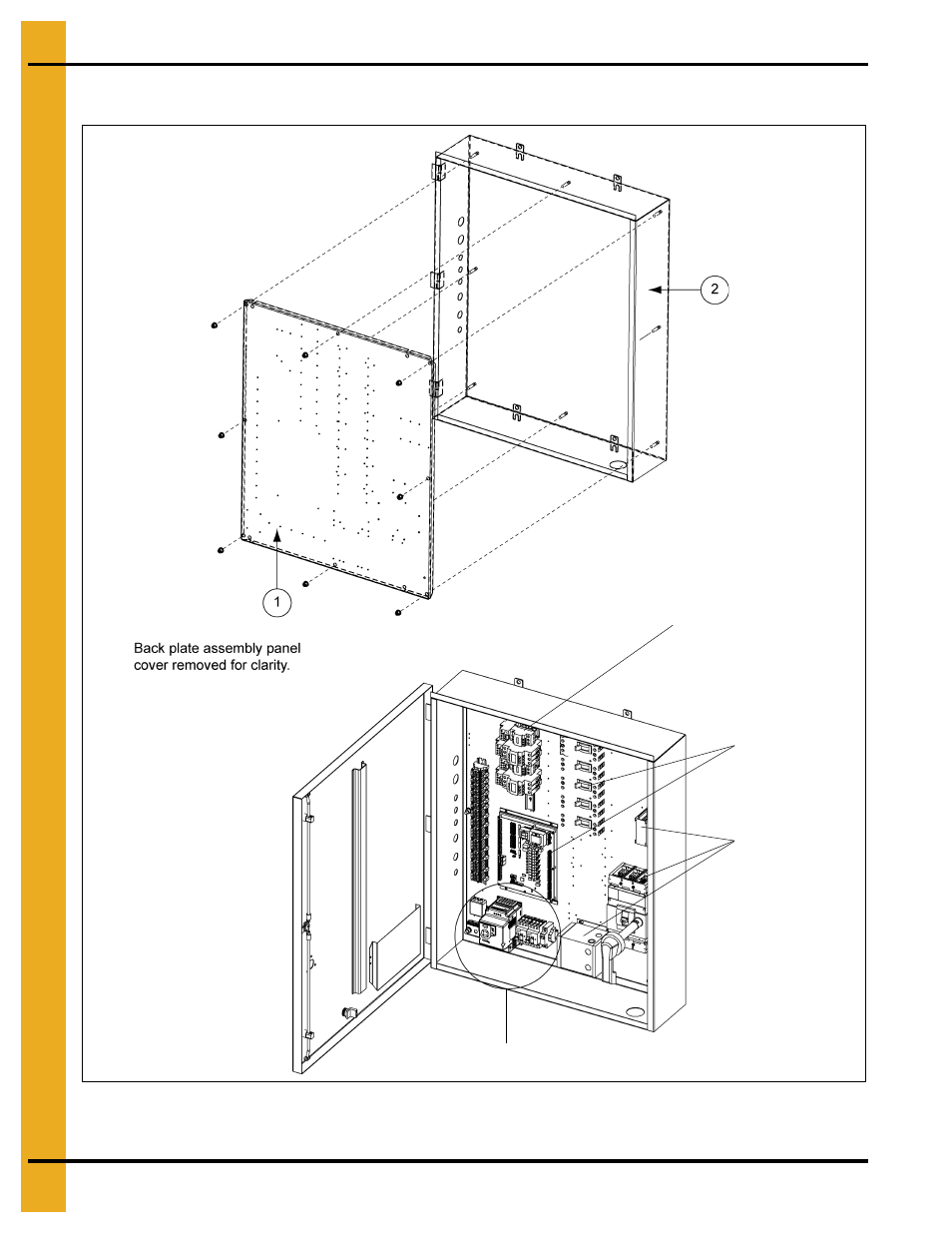 Upper control box, Control boxes | Grain Systems PNEG-1914 User Manual | Page 122 / 146