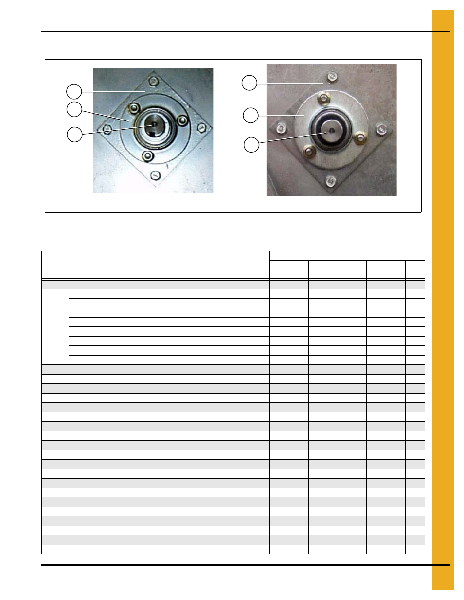4" metering roll drive (continued), Auger and metering roll drive trains, 4" metering roll drive parts list | Figure 2f | Grain Systems PNEG-1914 User Manual | Page 51 / 146