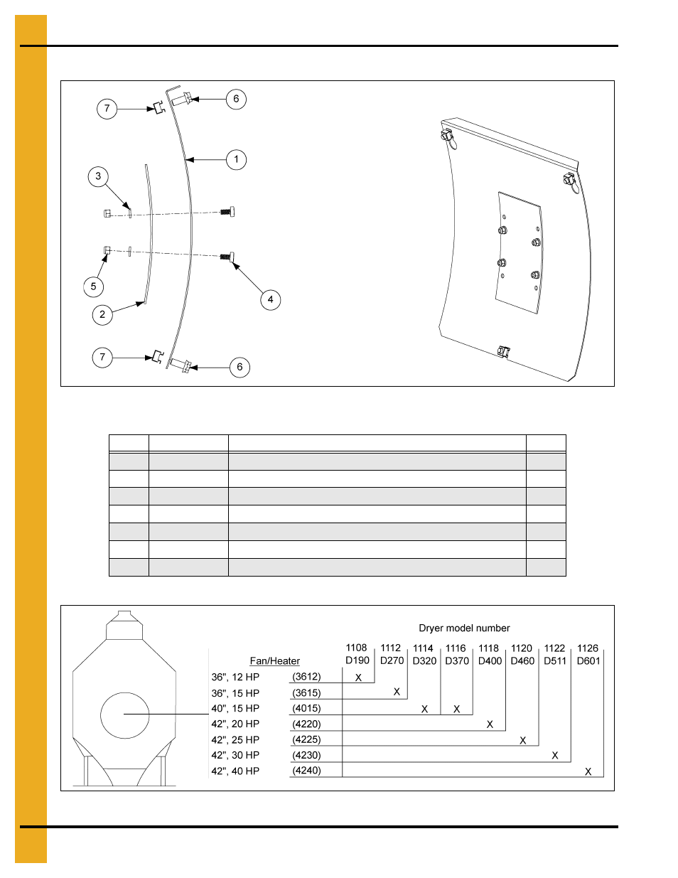 Fan/heater housing assembly (continued), Fan/heaters | Grain Systems PNEG-1914 User Manual | Page 60 / 146