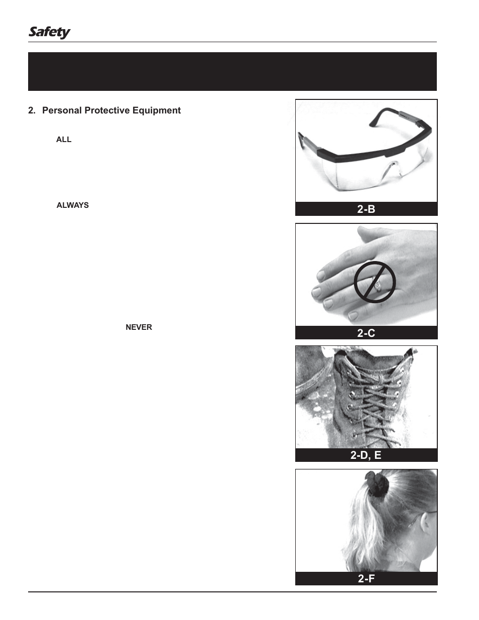 Safety guidelines, Safety | Grain Systems Unload Augers PNEG-1057 User Manual | Page 4 / 34
