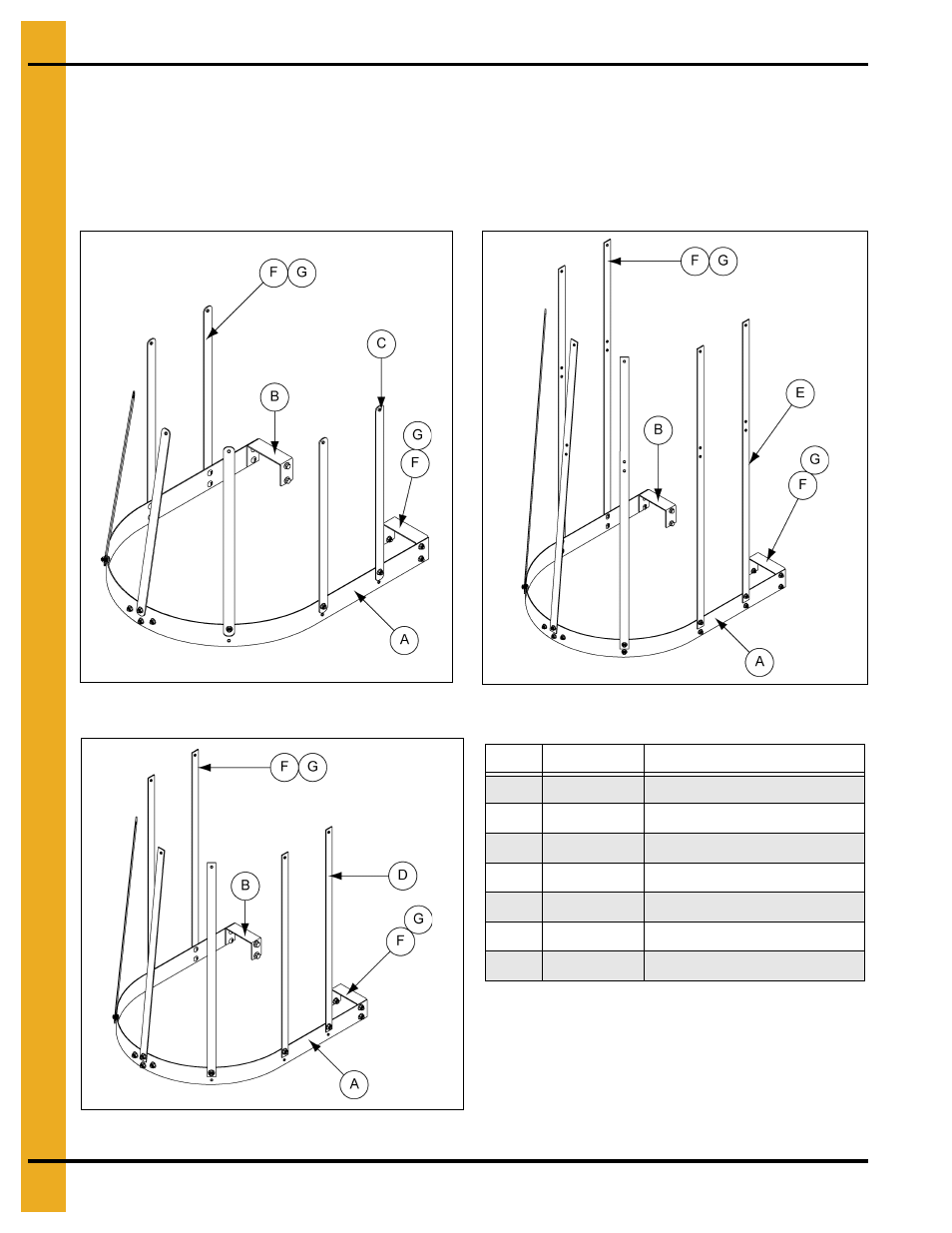 Ladder safety bell cage sections, Assembly instructions | Grain Systems Bin Accessories PNEG-1785 User Manual | Page 36 / 68