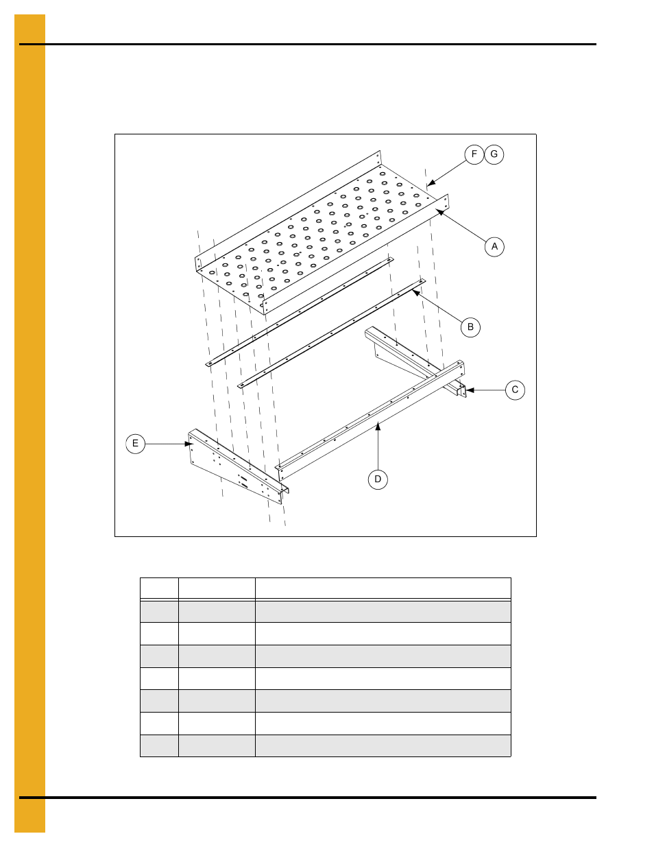 Access door platform, Assembly instructions | Grain Systems Bin Accessories PNEG-1785 User Manual | Page 40 / 68