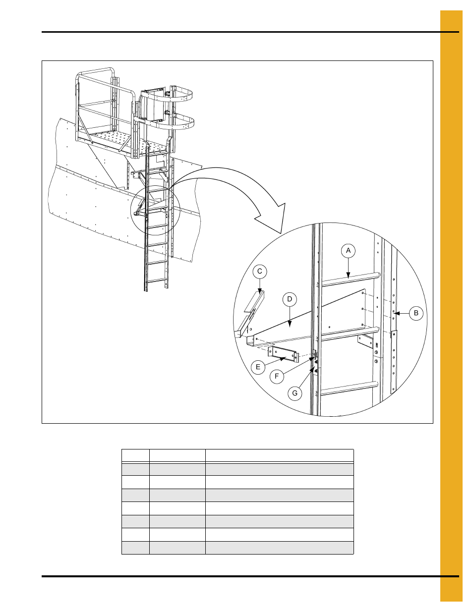 Right hand side ladder assembly, Assembly instructions | Grain Systems Bin Accessories PNEG-1785 User Manual | Page 51 / 68