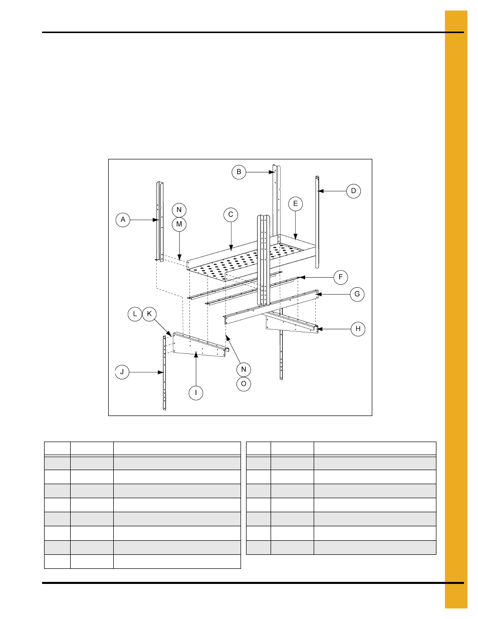 Substructure platform, Assembly instructions | Grain Systems Bin Accessories PNEG-1785 User Manual | Page 55 / 68