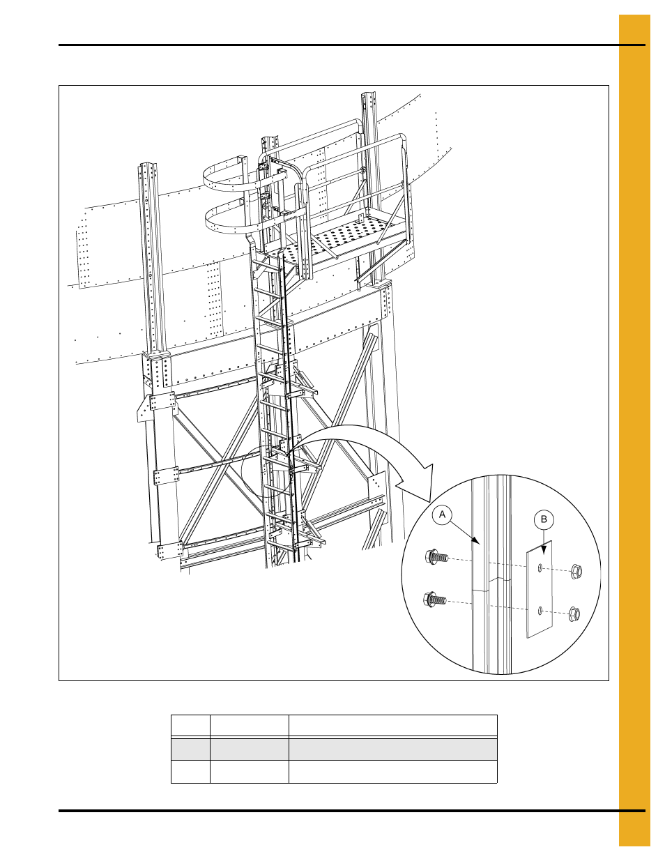 Ladder splice detail, Assembly instructions | Grain Systems Bin Accessories PNEG-1785 User Manual | Page 65 / 68