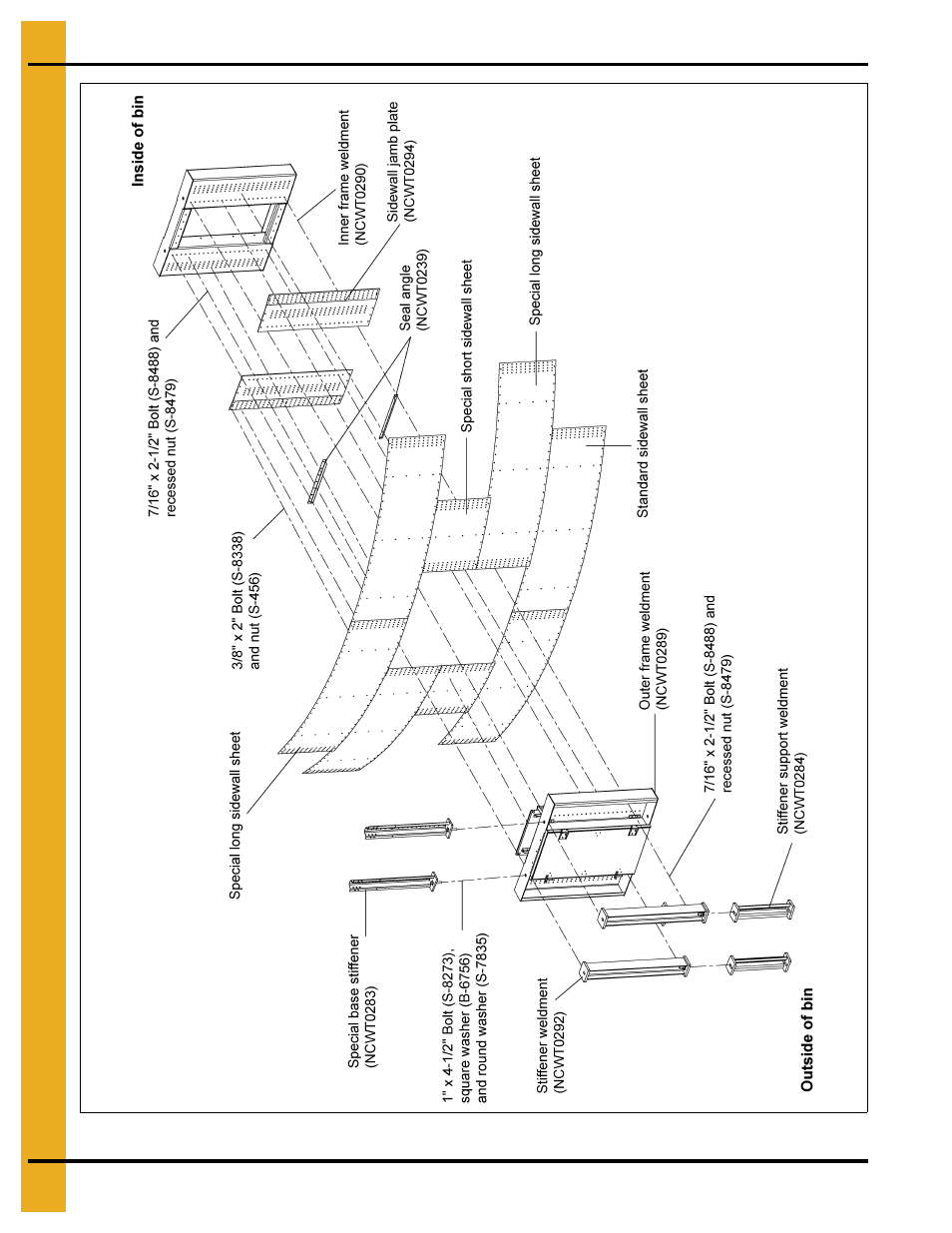 16" x 2-1/2" bolts, Assembly drawings | Grain Systems Tanks PNEG-1792 User Manual | Page 18 / 30