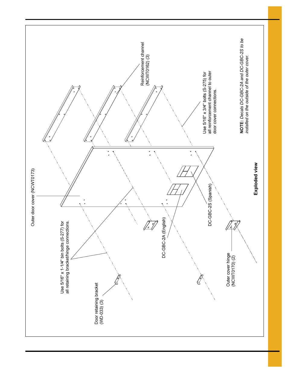 The assembly sketch, Bolt head, Assembly drawings | Grain Systems Tanks PNEG-1792 User Manual | Page 25 / 30