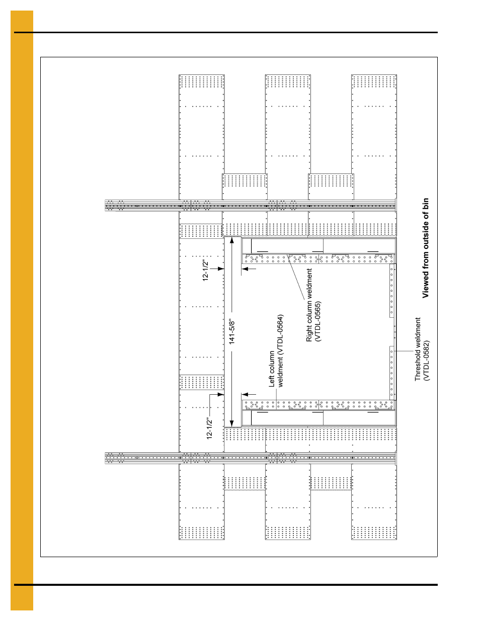 Column installation, Shown, Faste | Assembly drawings | Grain Systems Bin Accessories PNEG-1655 User Manual | Page 20 / 36