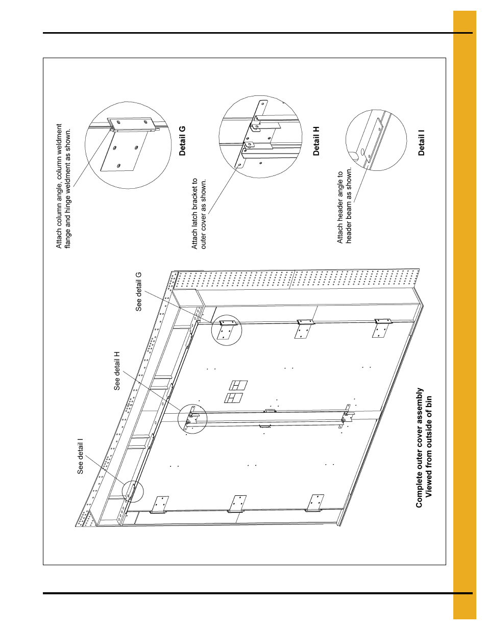 Assembled outer cover, R as shown, Apply | Ils g-i | Grain Systems Bin Accessories PNEG-1655 User Manual | Page 31 / 36