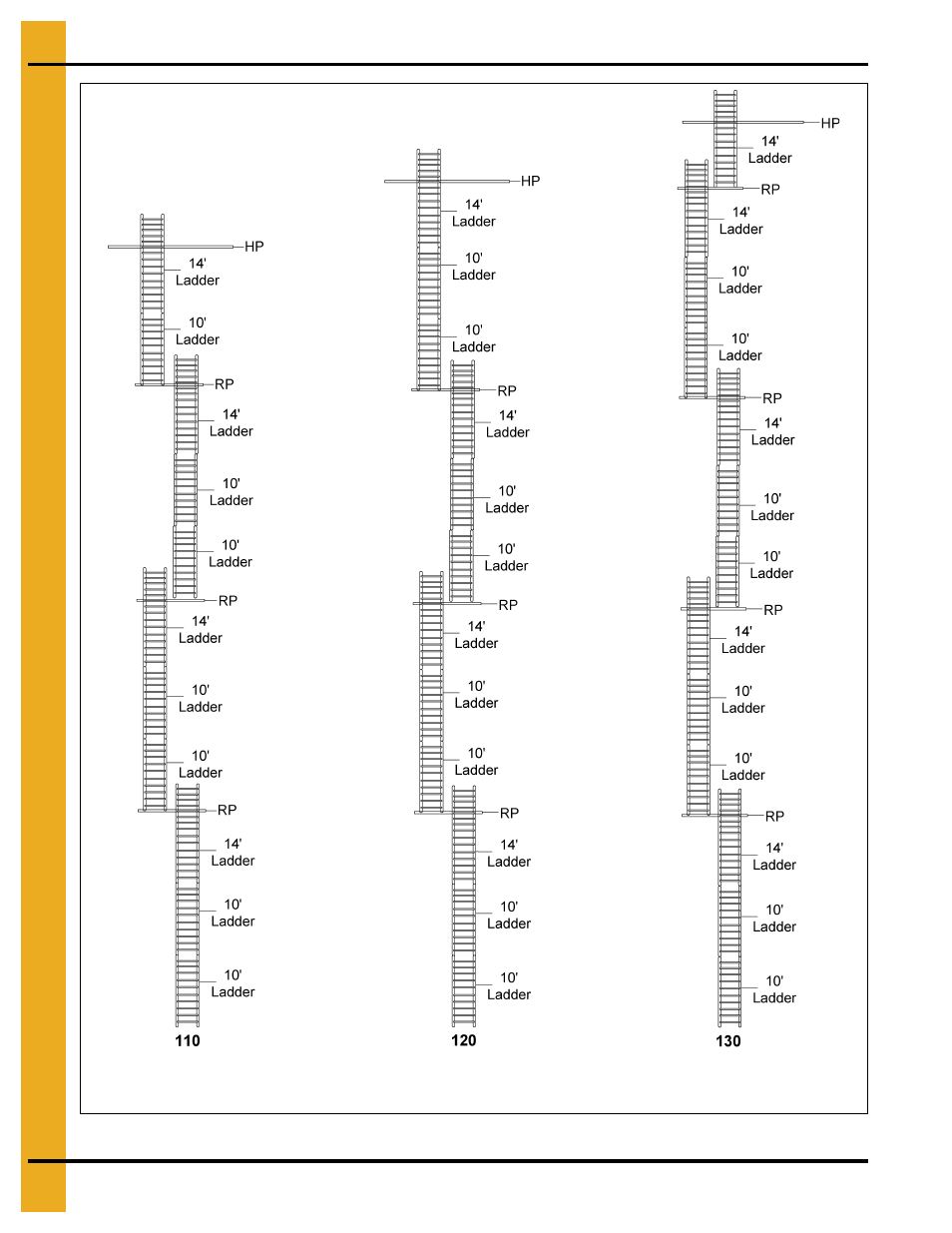 Ladder assembly | Grain Systems Bucket Elevtors, Conveyors, Series II Sweeps PNEG-1807 User Manual | Page 14 / 80