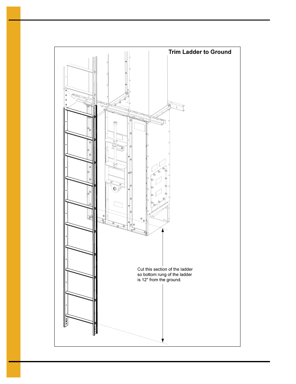 Install boot ladder section | Grain Systems Bucket Elevtors, Conveyors, Series II Sweeps PNEG-1807 User Manual | Page 22 / 80