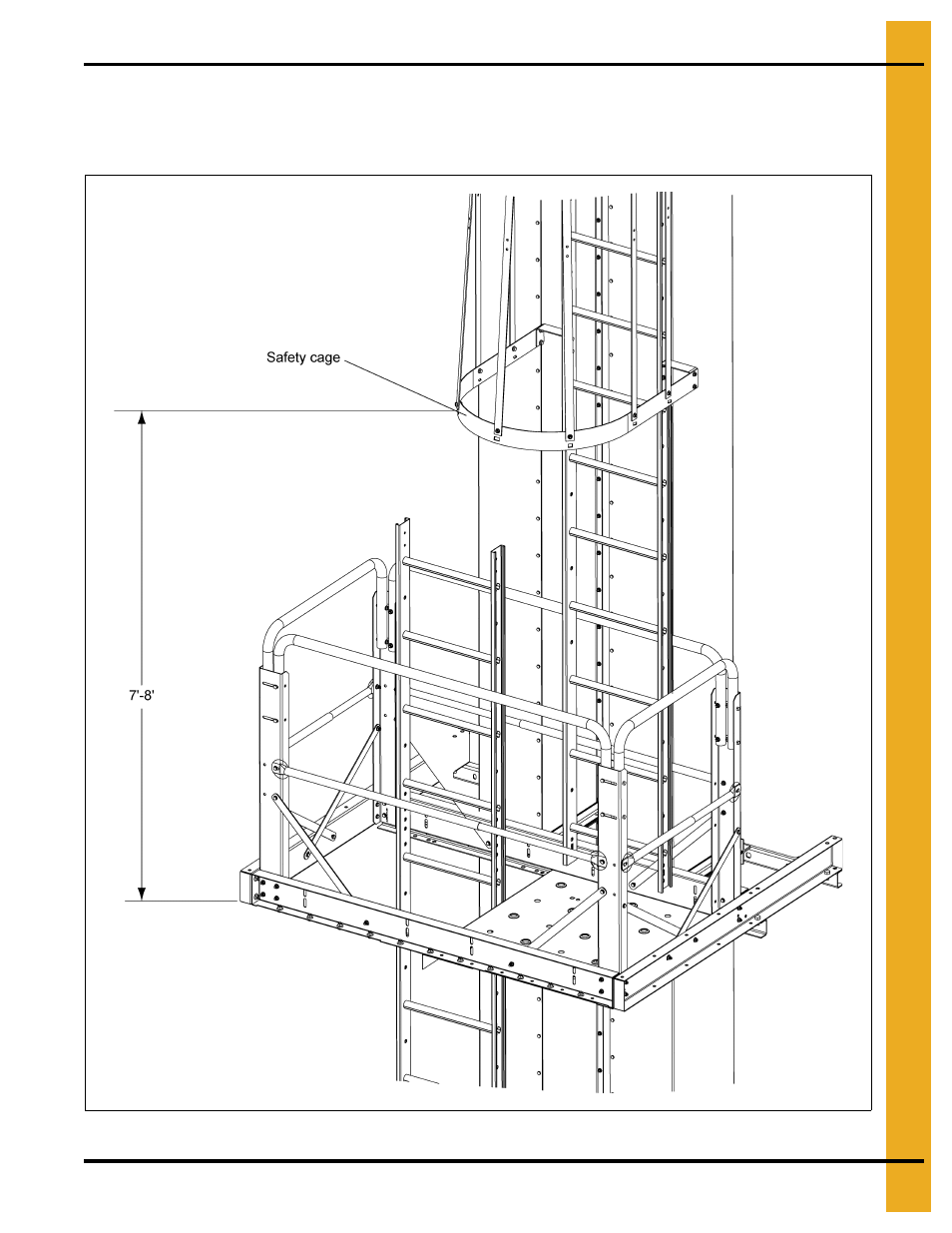 Safety cage installation | Grain Systems Bucket Elevtors, Conveyors, Series II Sweeps PNEG-1807 User Manual | Page 31 / 80