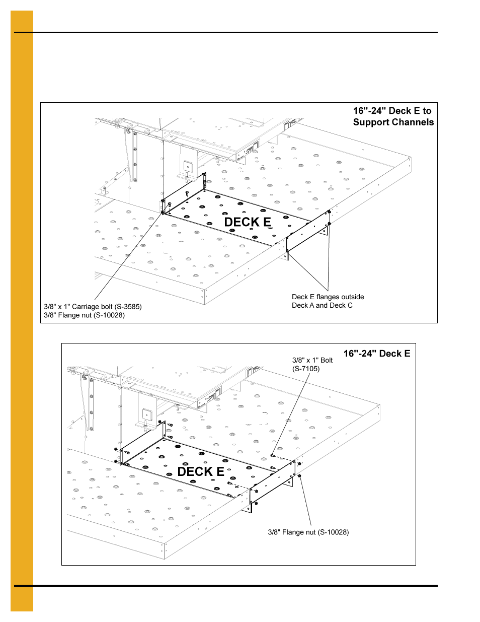 Deck a deck c deck c deck a | Grain Systems Bucket Elevtors, Conveyors, Series II Sweeps PNEG-1807 User Manual | Page 52 / 80