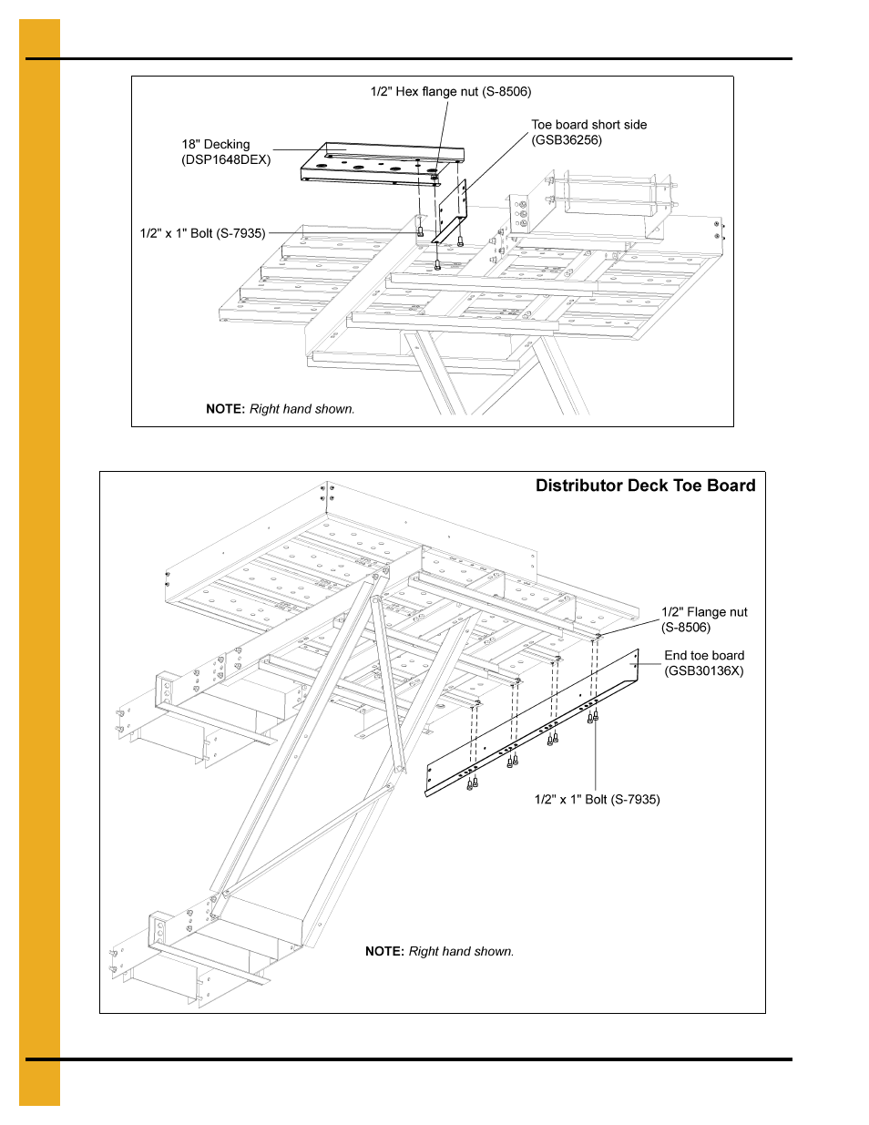 4 x 5 distributor platform (optional) | Grain Systems Bucket Elevtors, Conveyors, Series II Sweeps PNEG-1807 User Manual | Page 72 / 80