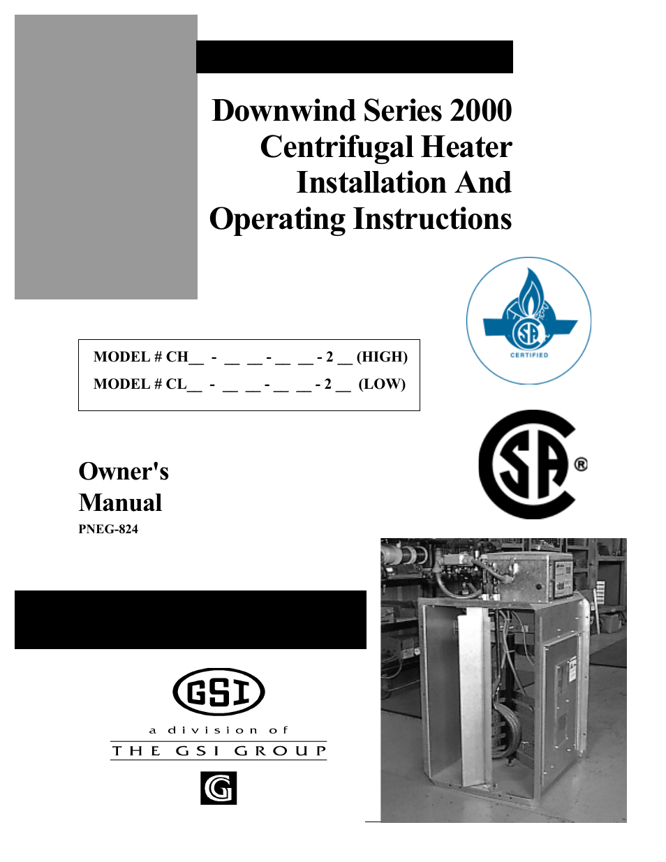 Grain Systems PNEG-824 User Manual | 34 pages