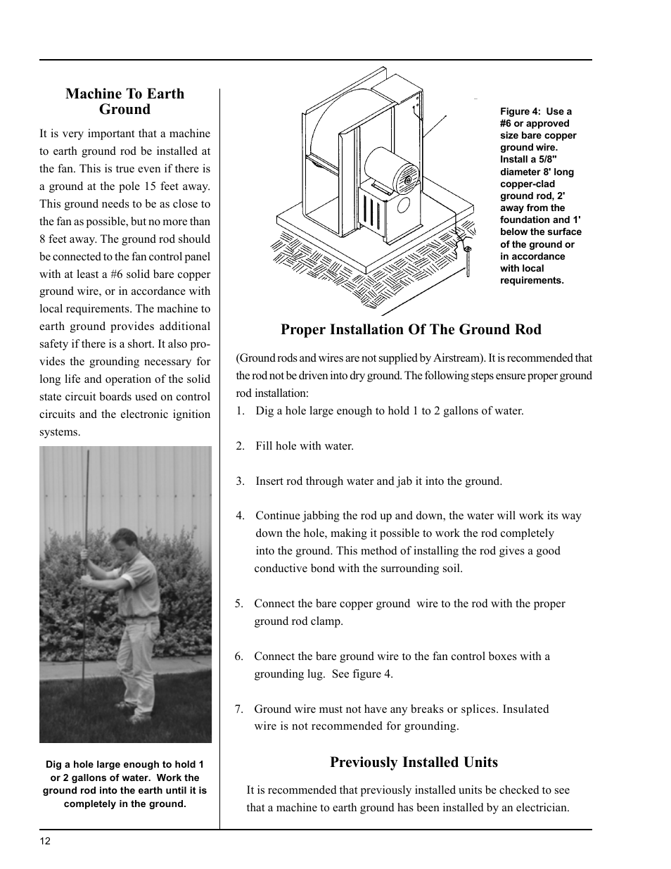 Heater installation, Machine to earth ground | Grain Systems PNEG-824 User Manual | Page 12 / 34