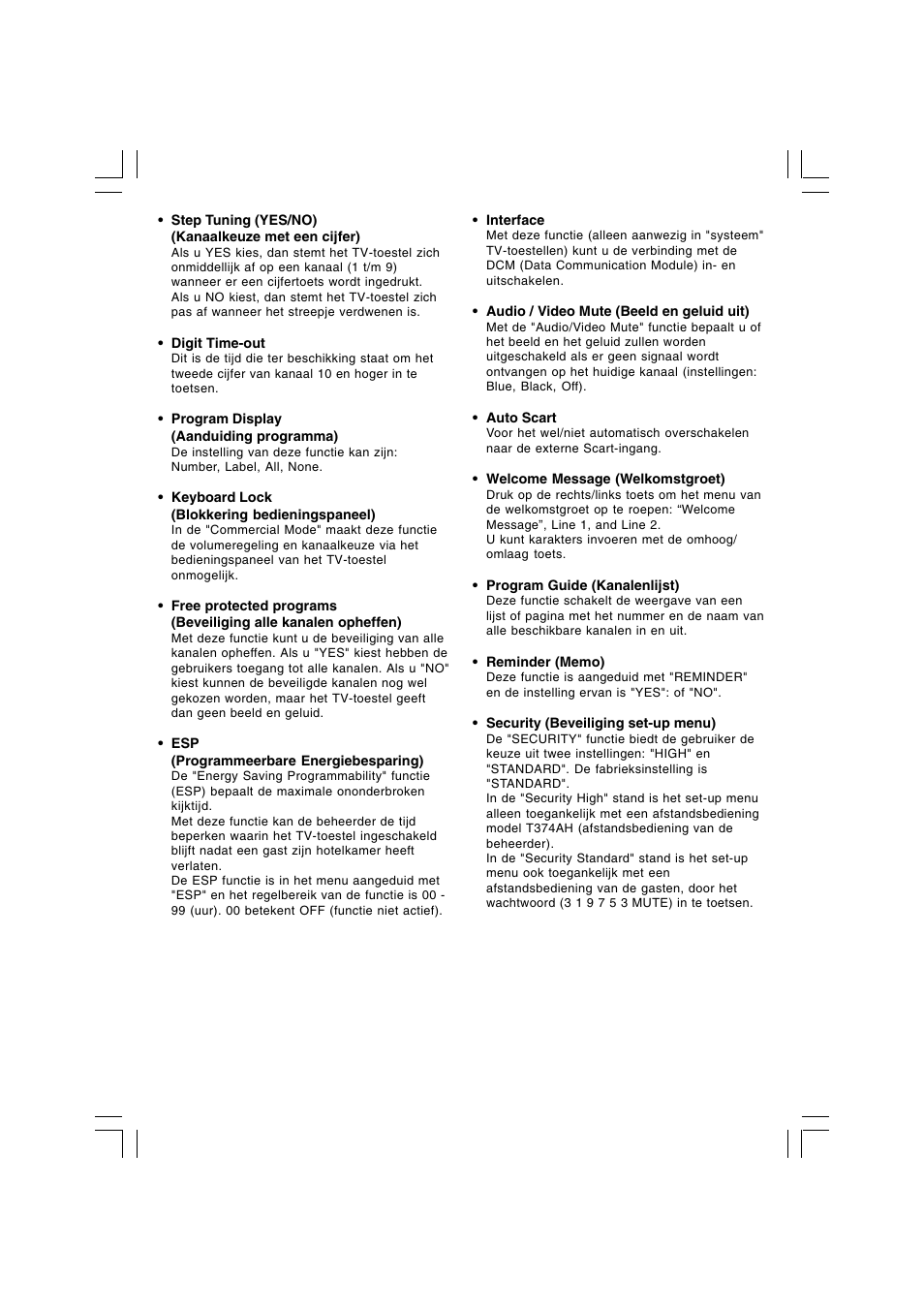 Philips 25HT5405 User Manual | Page 38 / 64