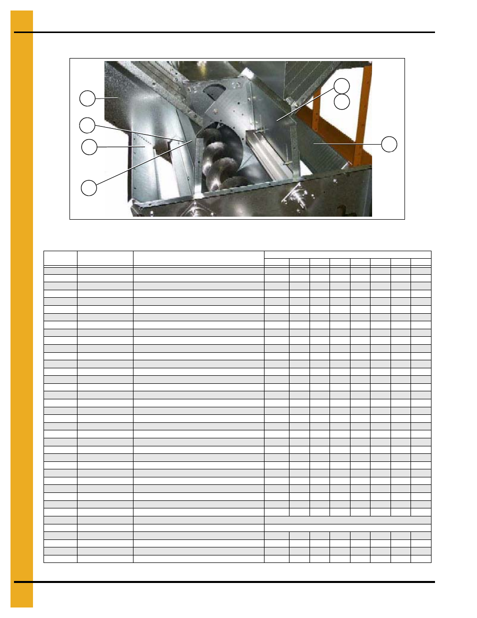 Meter roll upper shield assembly, Main structure assembly | Grain Systems PNEG-1402 User Manual | Page 12 / 70