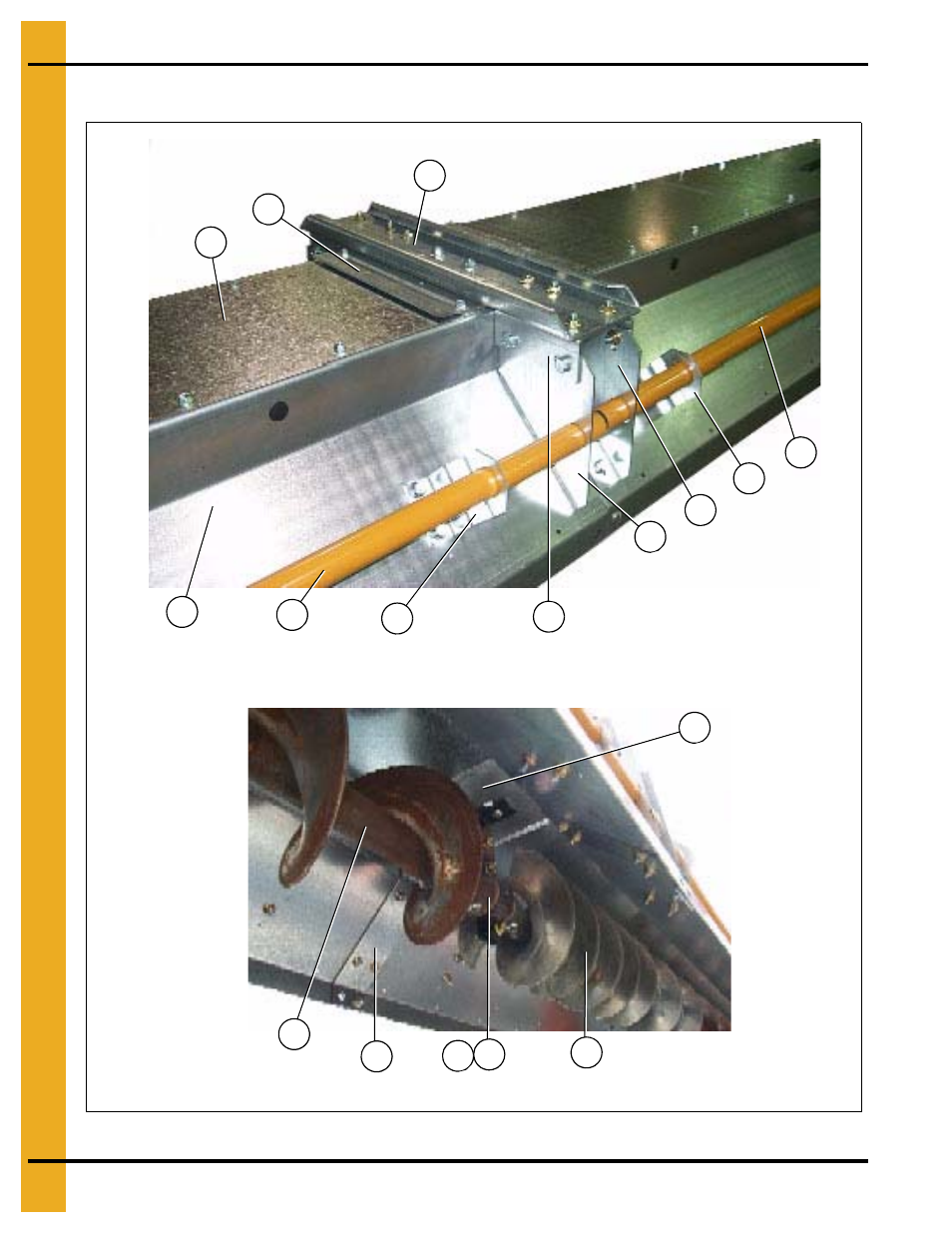 Top auger with wet bin assembly (continued), Main structure assembly | Grain Systems PNEG-1402 User Manual | Page 24 / 70