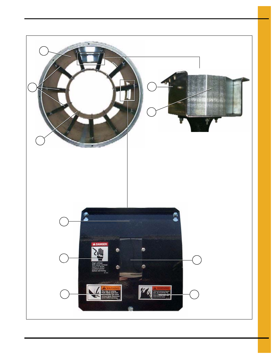 Fan/heaters, Chapter 3 fan/heaters, Fan/heater housing assembly | Grain Systems PNEG-1402 User Manual | Page 33 / 70