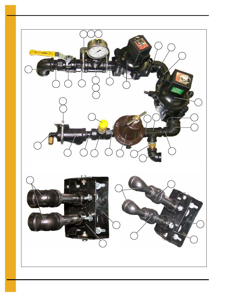 Lp pipe train assemblies (continued), Fan/heaters | Grain Systems PNEG-1402 User Manual | Page 42 / 70