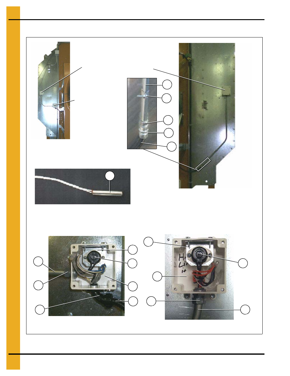Right and left grain and plenum high-limits, Dryer electrical conduits | Grain Systems PNEG-1402 User Manual | Page 50 / 70