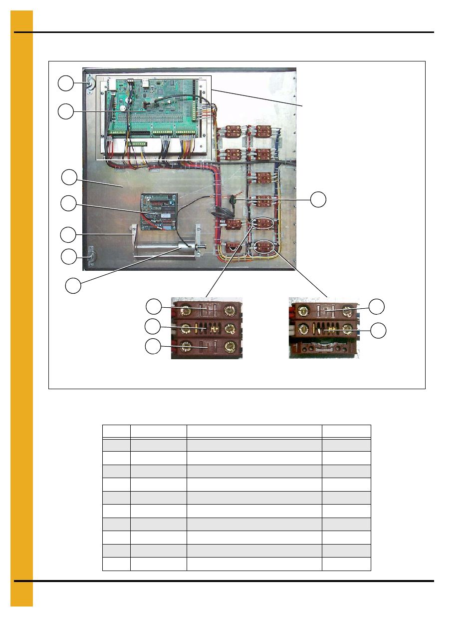 Control box switch panel (rear), Control boxes | Grain Systems PNEG-1402 User Manual | Page 58 / 70