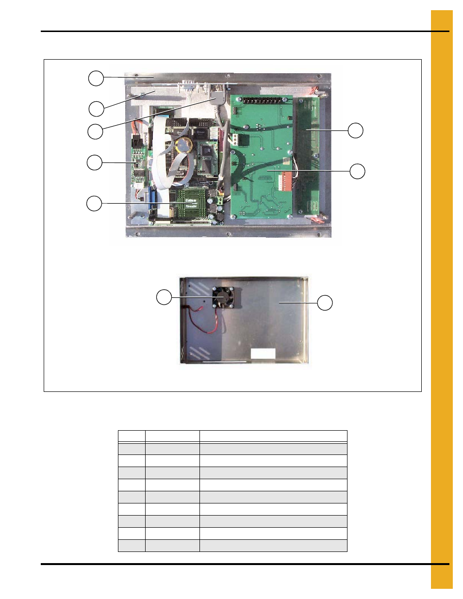 Control box switch panel (rear), Control boxes | Grain Systems PNEG-1402 User Manual | Page 59 / 70
