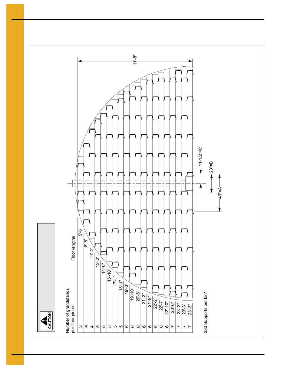 24' grandstand layouts, 33' maximum wall height | Grain Systems Bin Flooring PNEG-216 User Manual | Page 18 / 34
